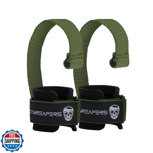 Gymreapers Weight Lifting Straps with Dowel - Wrist Straps for Weightlifting