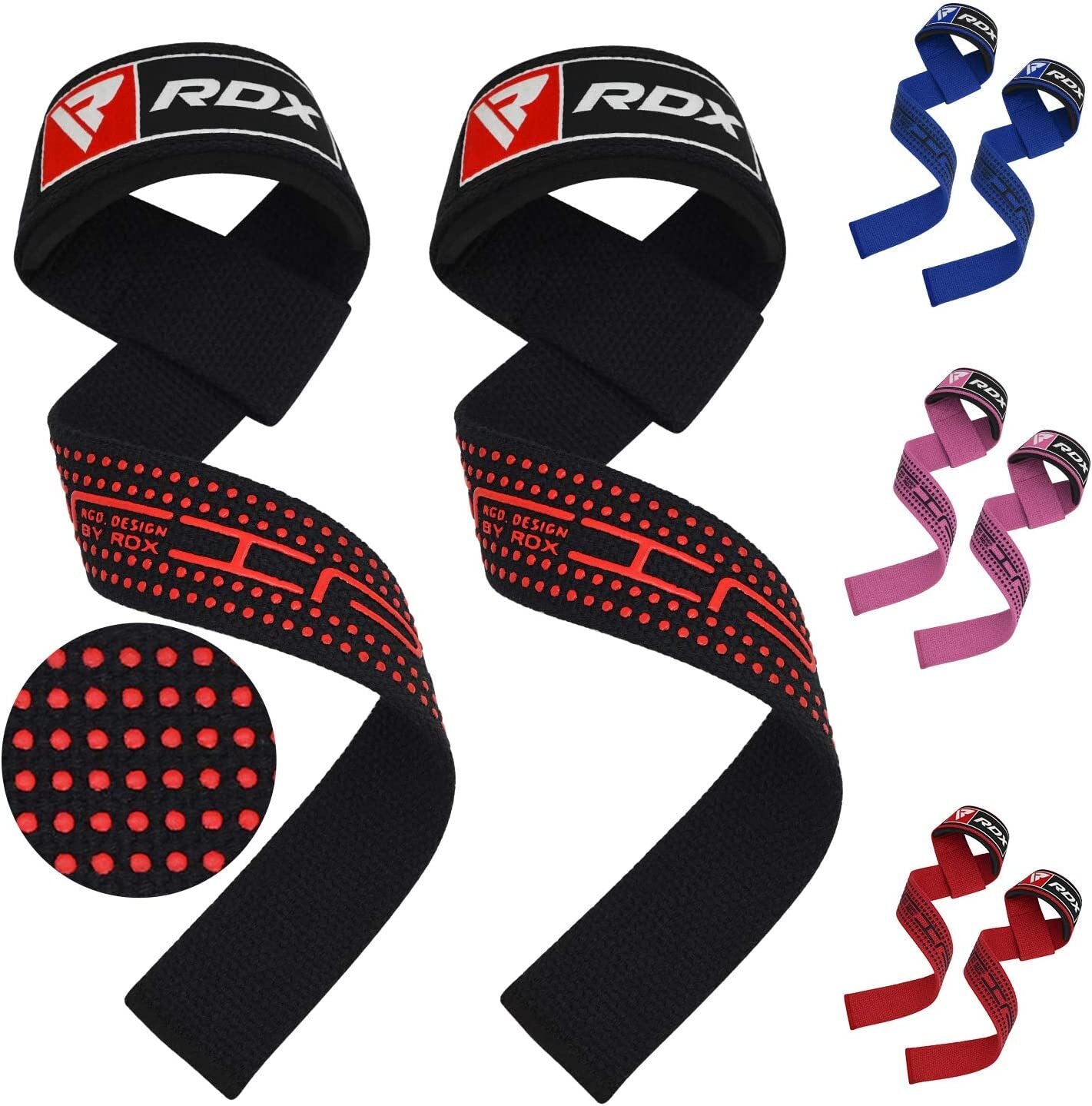 Weight Lifting Wrist Straps by RDX, Wrist Wraps Weight Lifting, Gym Wrist Straps