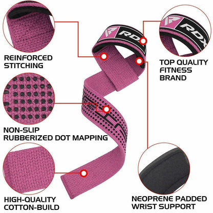 Weight Lifting Wrist Straps by RDX, Wrist Wraps Weight Lifting, Gym Wrist Straps