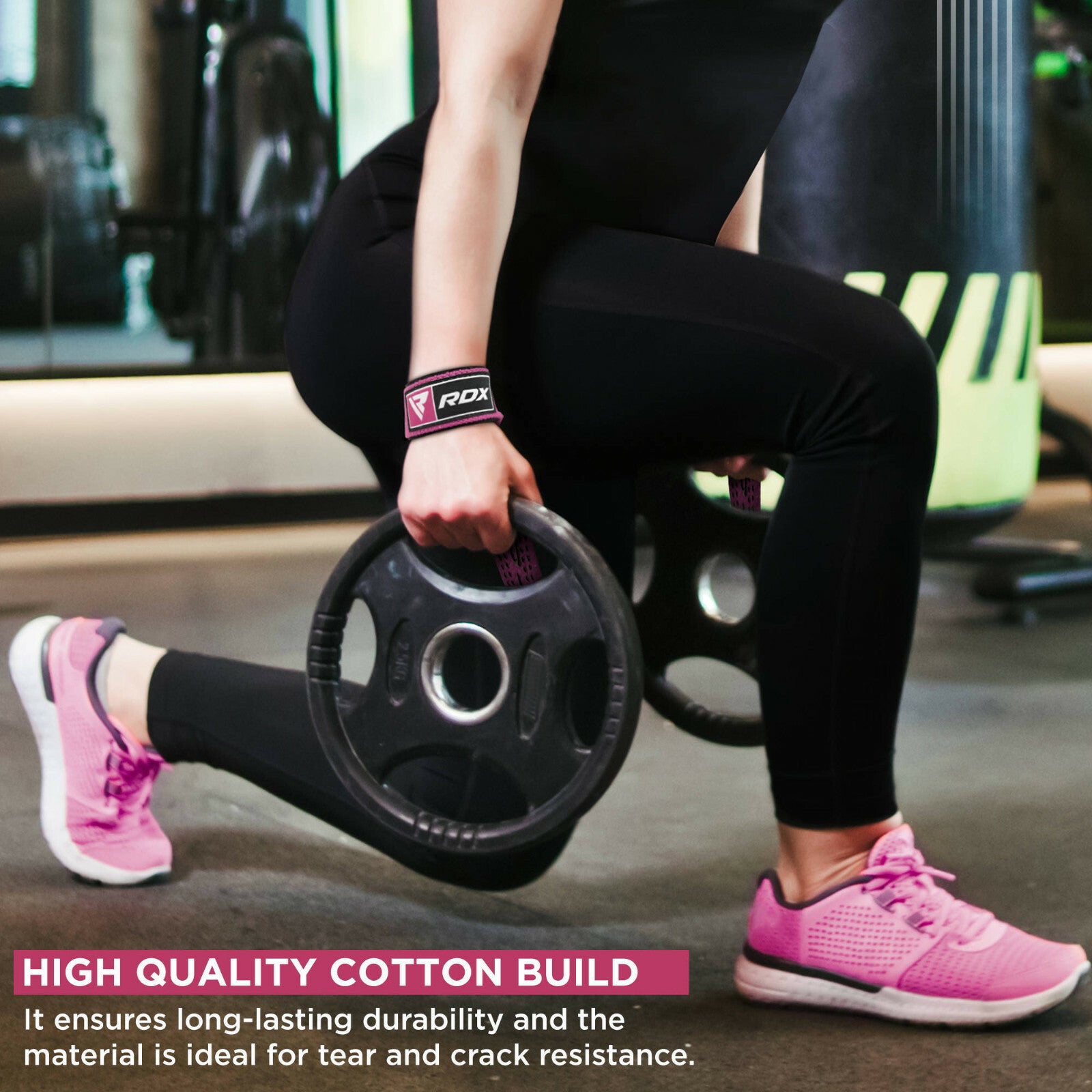 Weight Lifting Wrist Straps by RDX, Wrist Wraps Weight Lifting, Gym Wrist Straps