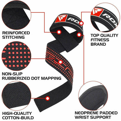 Weight Lifting Wrist Straps by RDX, Wrist Wraps Weight Lifting, Gym Wrist Straps