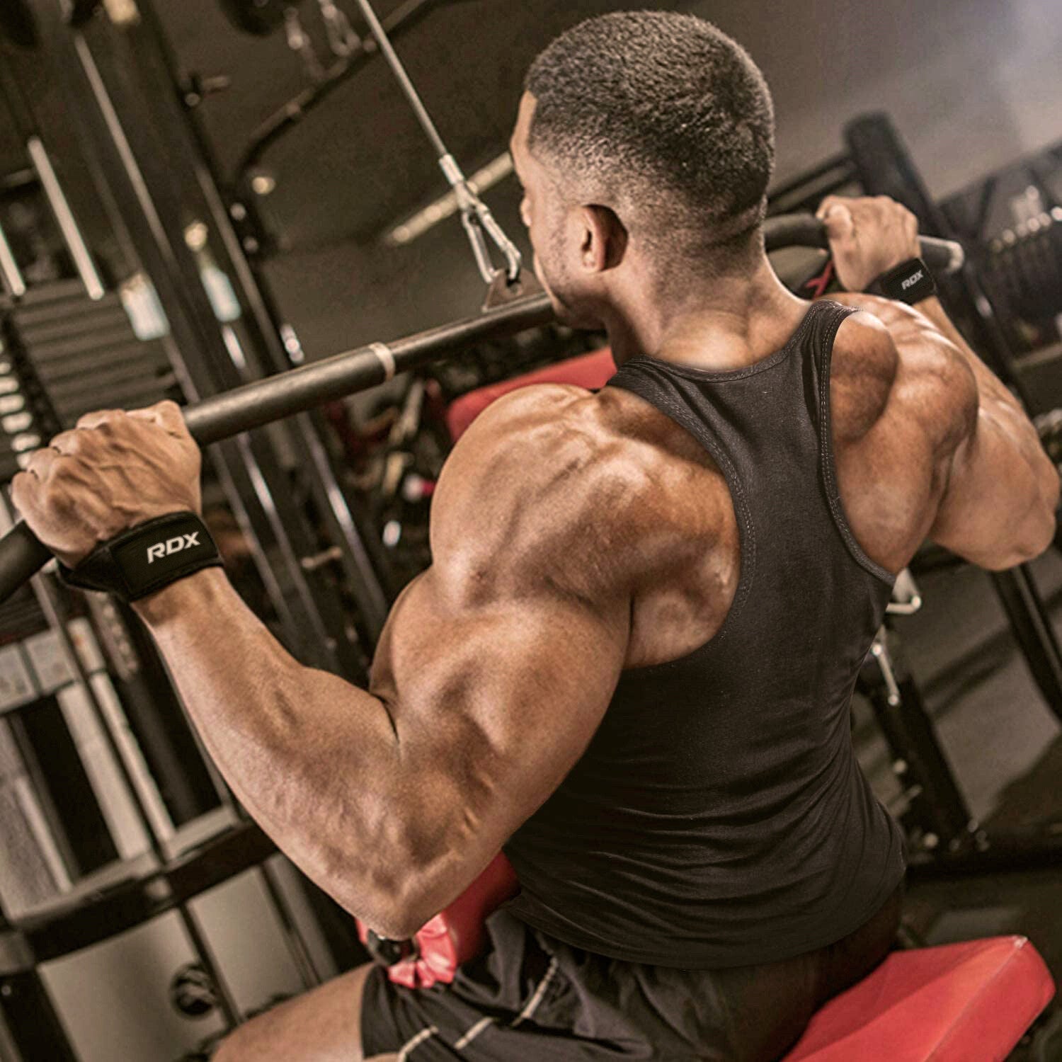 Weight Lifting Wrist Straps by RDX, Wrist Wraps Weight Lifting, Gym Wrist Straps